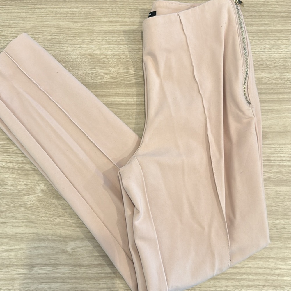 Woman’s Marciano Guess Pants Size 2 Light Pink Skinny Side Zip - LIKE NEW